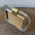 1990s Barovier Style Art Deco Murano Glass and Brass Horizontal Picture Frame For Sale - Image 11 of 12