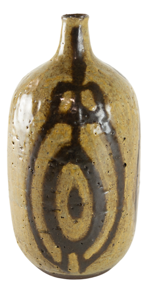 Mid-Century Modern Ceramic Vase by Mette Doller, Svaneke, Denmark, 1960s