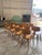 Beautifully refinished bentwood chairs by Bruno Weil for Thonet. These chairs feature a gracious silhouette and incredible...