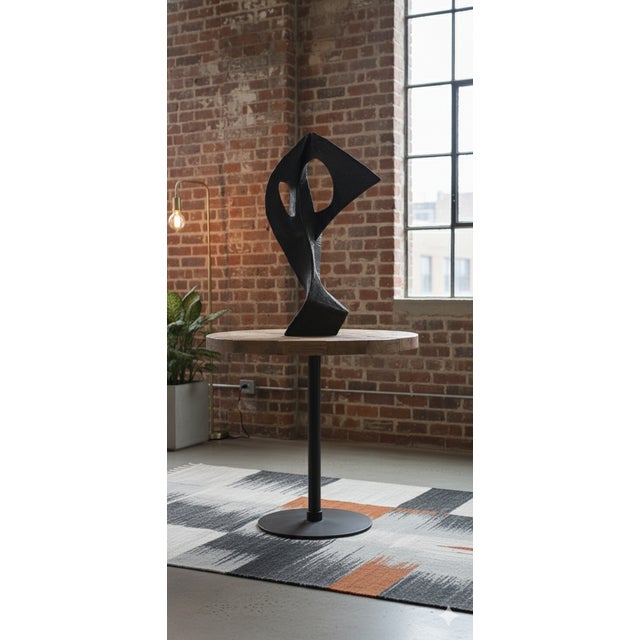 Monumental 27" Mid-Century Brutalist Steel Sculpture by Enrique Miralda For Sale - Image 9 of 15