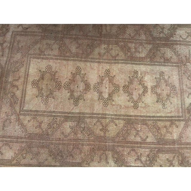 Vintage Handmade Tribal Rug For Sale - Image 9 of 11