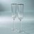 Aperitivo Triangular Champagne Flute, Clear w/ Platinum Rim - Set Of Four The Aperitivo Triangular collection is a stylish...