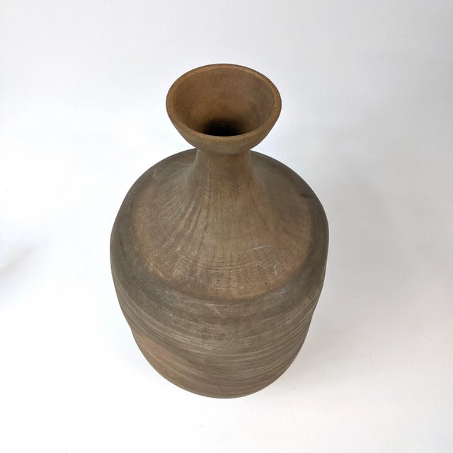 Art Nouveau 18th Century Rustic Ceramic Jars - a Pair For Sale - Image 3 of 6