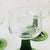 Mid 20th Century Etched German Roemer Coupe Wine Glasses With Green Stems - Set of 6 For Sale - Image 5 of 8