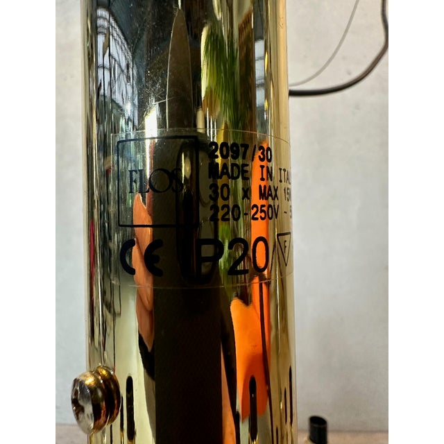 Gold 2097/30 Chandelier by Gino Sarfatti for Flos For Sale - Image 5 of 13