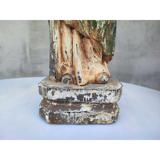 Moses Figure in Limewood, 1890s For Sale - Image 4 of 9