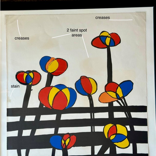 Alexander Calder Untitled/Flowers Fences 1972 Magie Eolienne Portfolio For Sale - Image 11 of 16