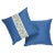 Contemporary Schumacher Ashoka 18" Pillow in Citron & Blue For Sale - Image 3 of 5