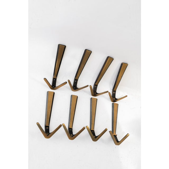 Wall Hooks by Baller Hertha, Vienna, Austria, 1950s, Set of 8 For Sale - Image 6 of 8