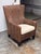 Crate & Barrel Crate & Barrel Woven High Back Armchair For Sale - Image 4 of 12