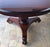 49" English Georgian Center Table, 19th Century Round Mahogany Pedestal Table For Sale - Image 16 of 16