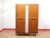Mid Century Modern Vintage Teak Triple Armoire Wardrobe by Stonehill For Sale - Image 9 of 14