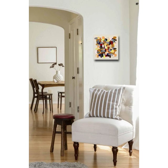 Gold Gold - Impasto Thick Paint Earth Tone Neutral Abstract Painting Original Artwork by Shiri Phillips For Sale - Image 8 of 9