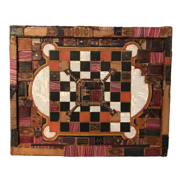 Fay Sciarra Mixed Media Gameboard Collage Wall Art For Sale