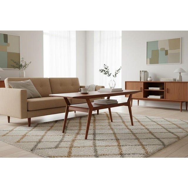 Danish Teak Coffee Table with Magazine Rack, 1960s For Sale - Image 6 of 12