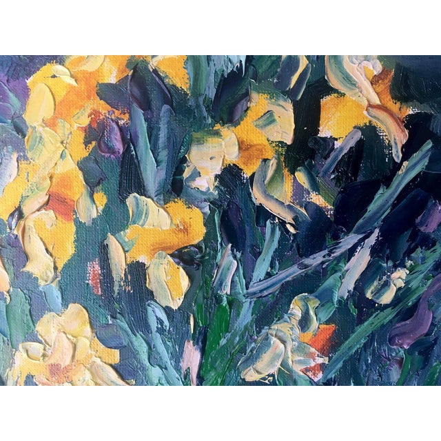 Oil Painting Irises Alexander Nikolaevich Cherednichenko For Sale - Image 10 of 14