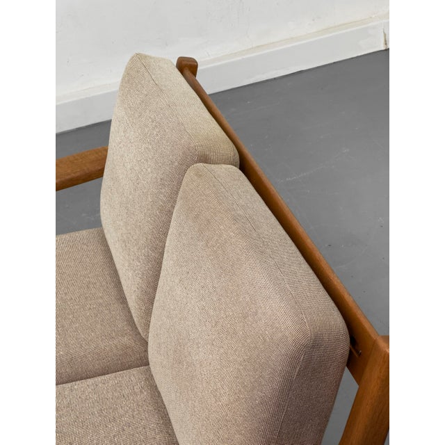 Vintage Danish Oak Sofa by Juul Kristensen, 1970s For Sale - Image 16 of 18