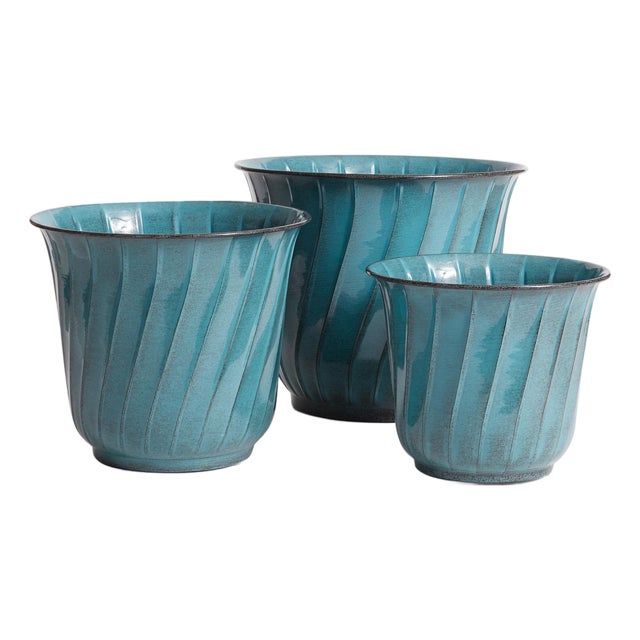 Leilani Pots, Set Of 3 For Sale