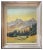 A. Zosso, Swiss Mountains, Oil on Canvas, 1951 For Sale