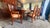 1970s 9 Piece Dining Set- Vintage White Furniture Co. French Provincial Dining Table-6 Cane Chairs With Custom Felt Pads (Incl. 2 Leafs & Felt Pads) For Sale - Image 5 of 12