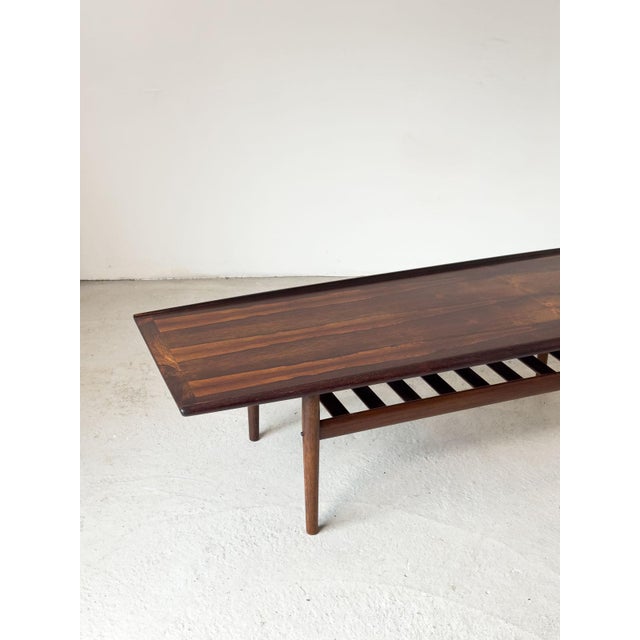Danish Rosewood Coffee Table attributed to Svend Aage Eriksen for Glostrup, 1960s For Sale - Image 15 of 18