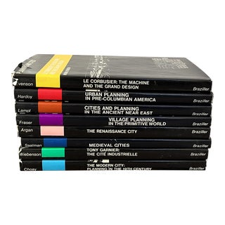 Set of 8 Black Design Books From 1969 For Sale