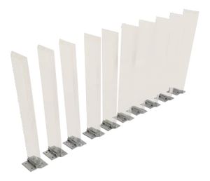 1970s Vintage Lucite Baluster Pieces - Set of 10