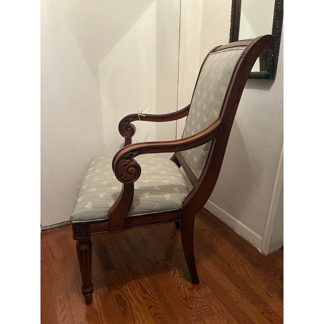 2000 - 2009 Ethan Allen Classic Dining Chairs For Sale - Image 5 of 11