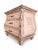 French Provincial Hand-Painted French Provincial Style Blush Pink Distressed Chest / Nightstand – 3 Drawers Category: For Sale - Image 3 of 9