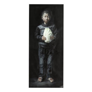Wei Yi 魏艺, Zhou Shoujun from Childhood, Larger Than Life, 2010, Oil on Canvas For Sale