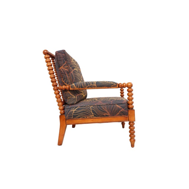 Early 21st Century Tommy Bahama Chair and Ottoman For Sale - Image 5 of 12
