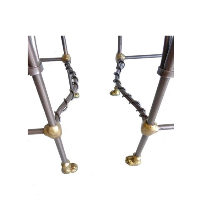 Mid 20th Century Mid Century Modern Hollywood Regency Neoclassical Lion Head Solid Bronze