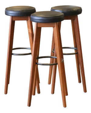 Danish Teak Barstool, 1960s