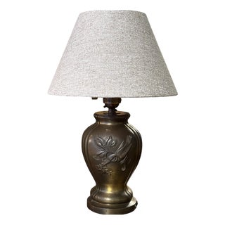 Art Deco Bronze Table Lamp from Stjärnmetall, 1930s For Sale