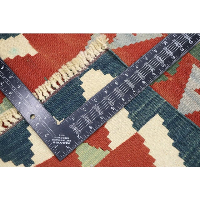 Late 20th Century Vintage Persian Shiraz Kilim Rug - 02'00 X 02'11 For Sale - Image 5 of 9