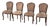1980s Chateau d'Ax Louis XV Carved Walnut & Cocoa Velvet Dining Chairs, Assembled Set of 4 For Sale