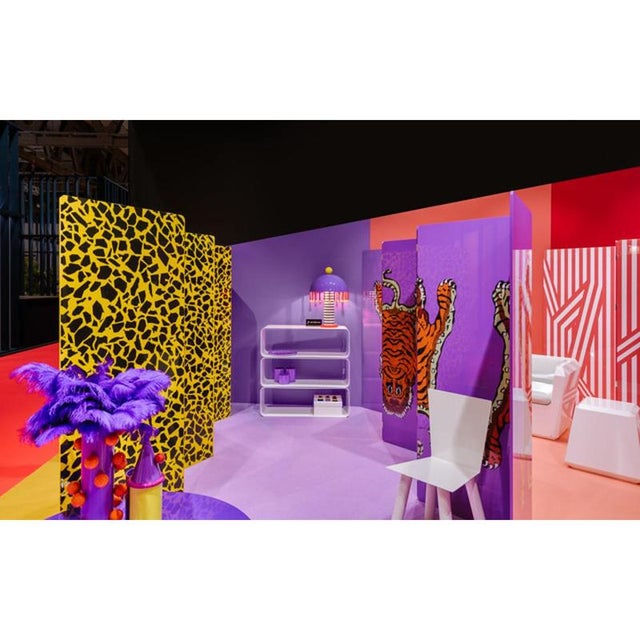 Simbolo Room Divider in Powder-Coated Aluminum by Altreforme For Sale - Image 9 of 12