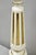 Ceramic Vintage Italian Hollywood Regency Cream & Gold Porcelain Column Table Lamp, Pair For Sale - Image 7 of 11