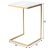 2020s Lawler Marble, Accent Table, Gold For Sale - Image 5 of 12