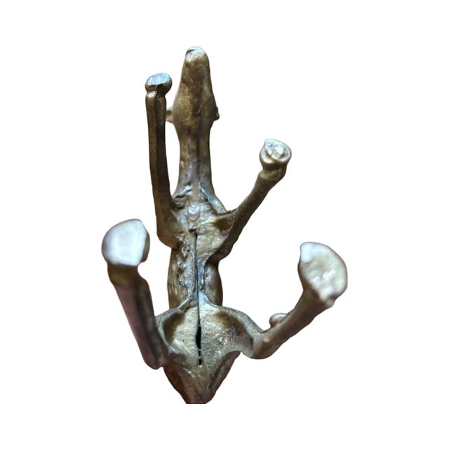 Mid-Century Modern Mid Century Modern Brass Deer Sculpture For Sale - Image 3 of 3