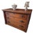 Mid 1800's Cherry Sideboard / Dining Buffet With Hand Carved Pulls (Empire Transition Period) For Sale