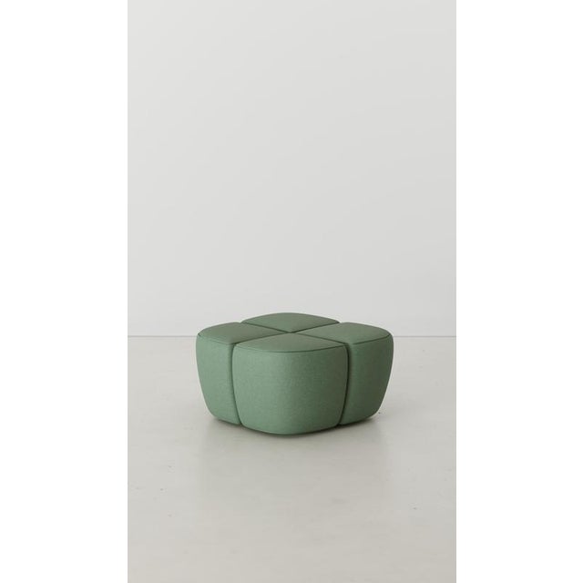 Max ottoman in kvadrat hero 2 fabric by julien lestrille. Dimensions: w 80 x d 80 x h 38 cm. Materials: wood, kvadrat hero...