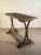 1900 - 1909 Antique French Iron & Marble Garden Console Table For Sale - Image 5 of 12