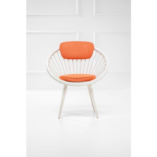 Circle Chair by Ekstrom Yngve, 1960s, in Good conditions. Designed 1960 to 1969 This piece is attributed to the mentioned...