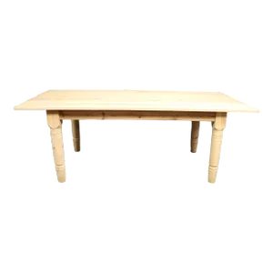 Unfinished Pine Farm Table