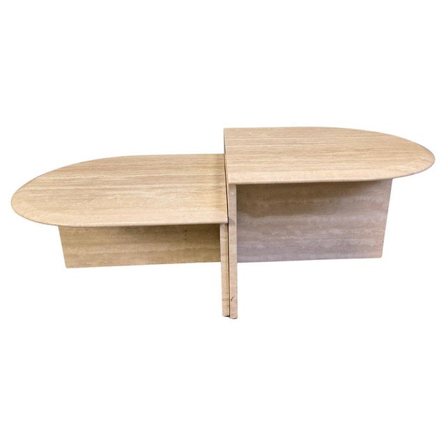 Vintage Travertine Coffee Tables, 1970s, Set of 2 For Sale - Image 12 of 12