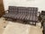 Black Vintage Rattan Lanai Sofa Attr. To John Eisner for Ficks Reed, Circa 1970 For Sale - Image 8 of 15