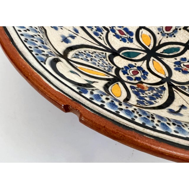 Mid 20th Century Antique 20th Century Hand Crafted Moroccan Bowl 7 3/4" Diameter X 2 1/4" T For Sale - Image 5 of 7