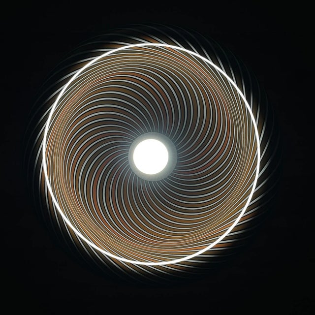 Vintage Italian Murano Black Pendant Lamp, 1960s For Sale - Image 11 of 18