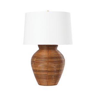 Hudson Valley Lighting Newark 19.5 in. 1 Light Table Lamp in Vintage Gold Leaf Finish For Sale